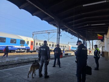 Polițiștii au găsit zece călători care circulau cu trenul fără a avea bilete