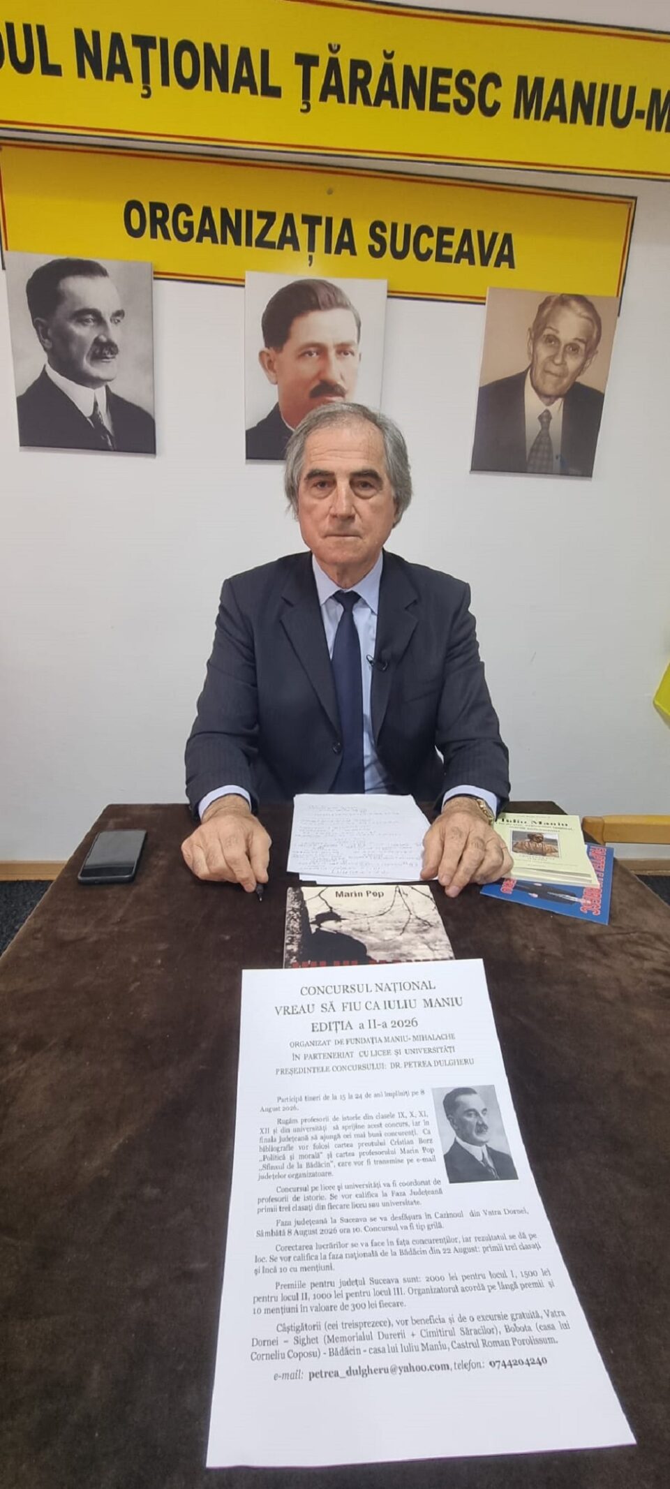 „Vreau să fiu ca Iuliu Maniu”, cu premii de 7.500 de lei și excursii gratuite pentru tineri din Suceava