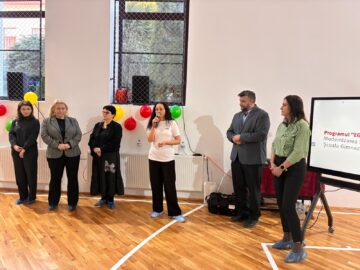 Școala „Regina Elisabeta” Rădăuți a inaugurat sala de sport modernizată cu sprijinul companiei EGGER