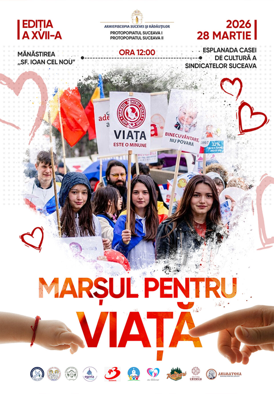 Marșul pentru Viață 2026 la Suceava – Împreună pentru darul vieții