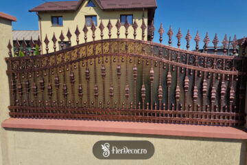 Alege expertiza Fier Decor pentru un gard de fier forjat rezistent, realizat la comandă, în toată țara! Sursa foto: fierdecor.ro