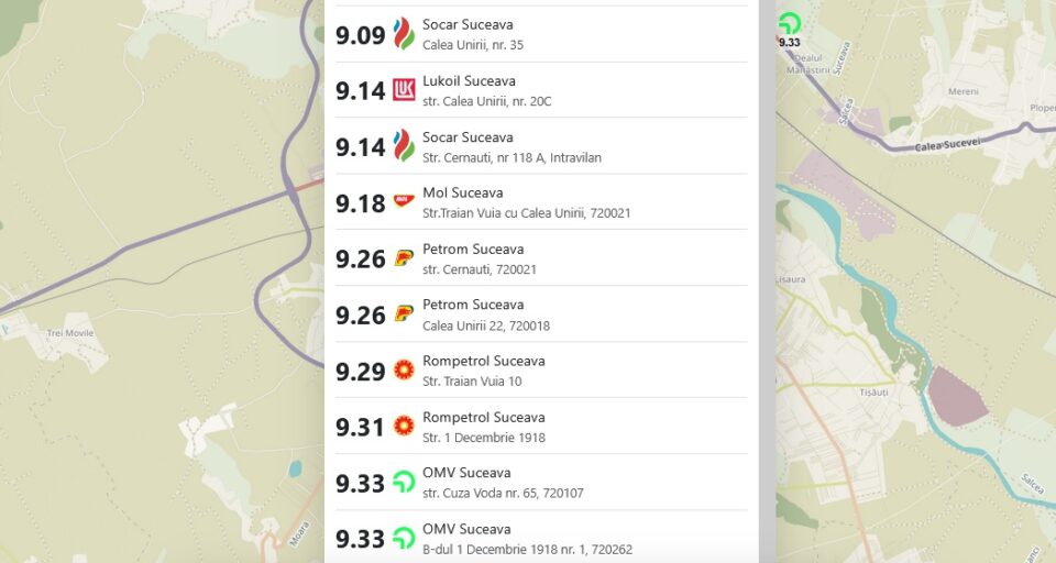 Valul scumpirii carburanților continuă. Motorina și benzina costă mai mult ca marți dimineață