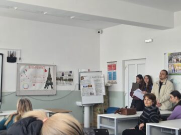 „Tous ensemble pour fêter la francophonie” pentru elevii Liceului Tehnologic “Oltea Doamna” Dolhasca
