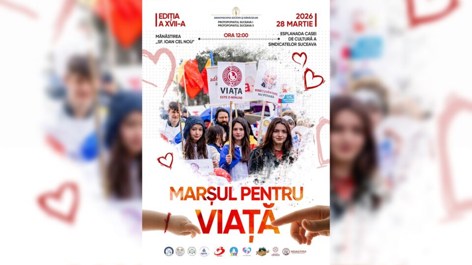 Consiliul Județean Suceava va sprijini financiar organizarea ediției de anul acesta a „Marșului pentru viață”