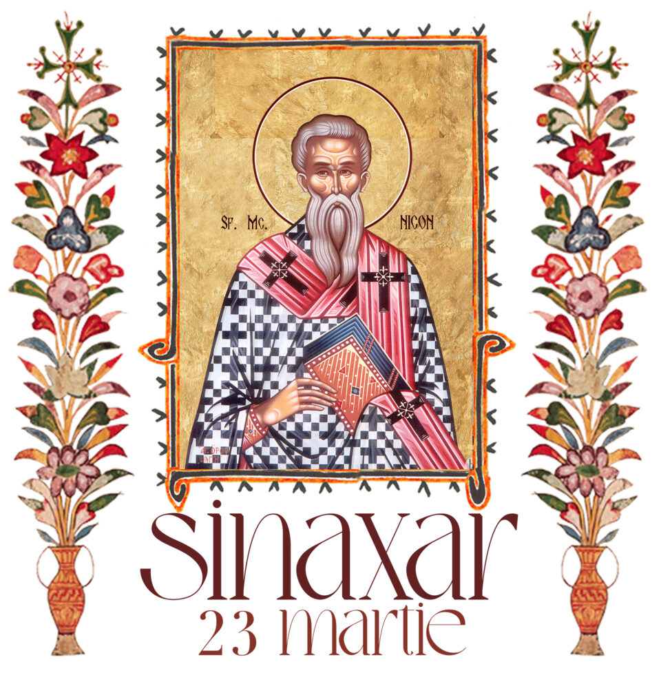 Sinaxar 23 martie 2026