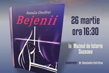 Lansarea cărții ,,Bejenii”, semnată de scriitoarea Natalia Onofrei, joi, la Muzeul de Istorie