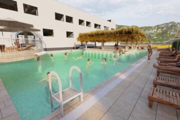 Primăria Dorna Candrenilor a început lucrările la piscinele exterioare de la complexul balneoclimateric din comună