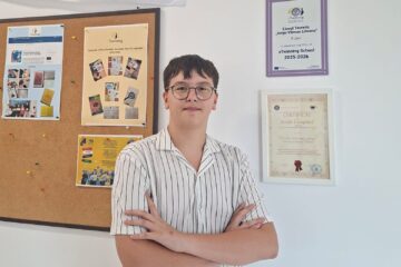 Dublă performanță remarcabilă pentru elevul Denis Eusebiu Bujorean de la Liceului Teoretic „Iorgu Vârnav Liteanu” din Liteni