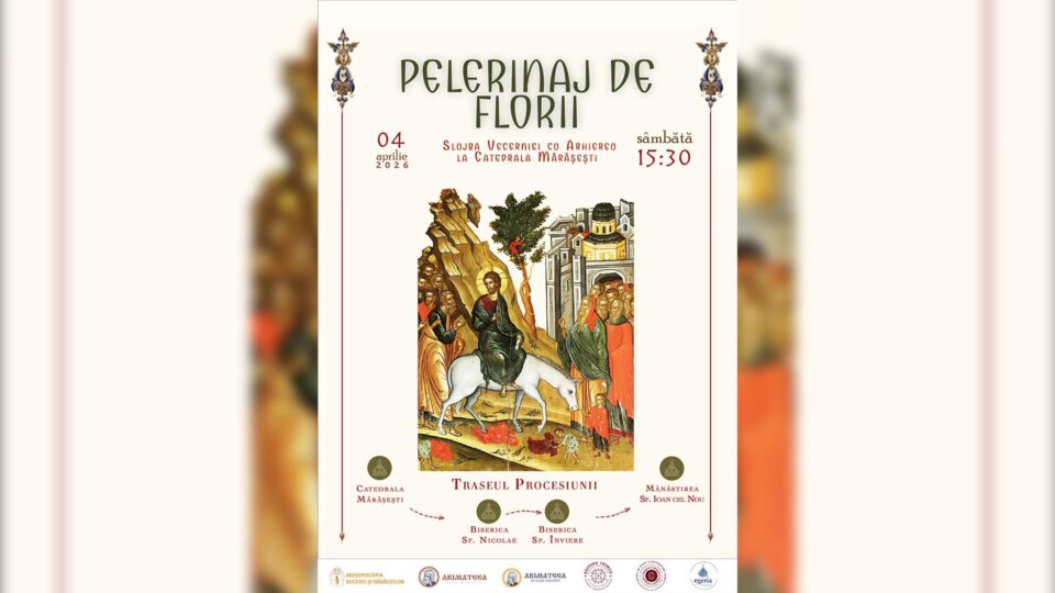 Sute de clerici și credincioși așteptați sâmbătă, 4 aprilie, la procesiunea de Florii, pe străzile Sucevei