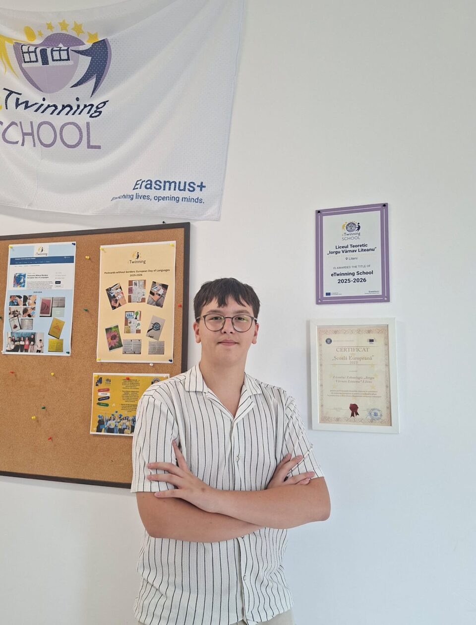 Dublă performanță remarcabilă pentru elevul Denis Eusebiu Bujorean de la Liceului Teoretic „Iorgu Vârnav Liteanu” din Liteni