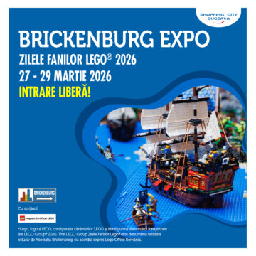 Ateliere și expoziție de construcții LEGO, la Shopping City Suceava