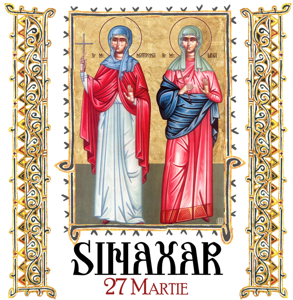 Sinaxar 27 martie 2026