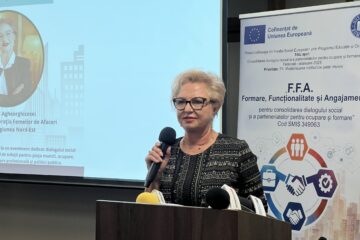 președinta Federației Femeilor de Afaceri din Regiunea de Nord-Est, Liliana Agheorghicesei