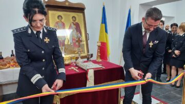 Livia Grigoraș și Traian Andronachi au inaugurat sediul reabilitat al Serviciului Pașapoarte
