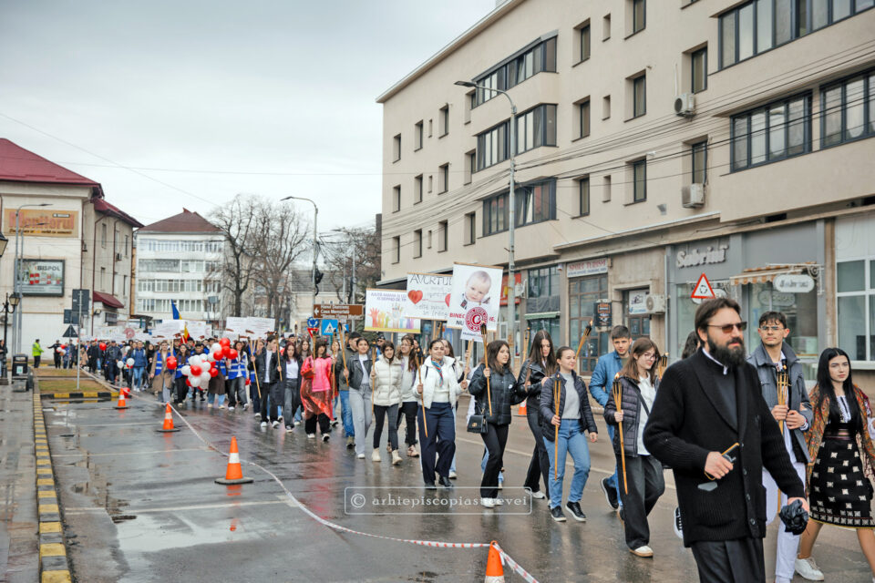 Marșul pentru Viață 2026 în Arhiepiscopia Sucevei și Rădăuților