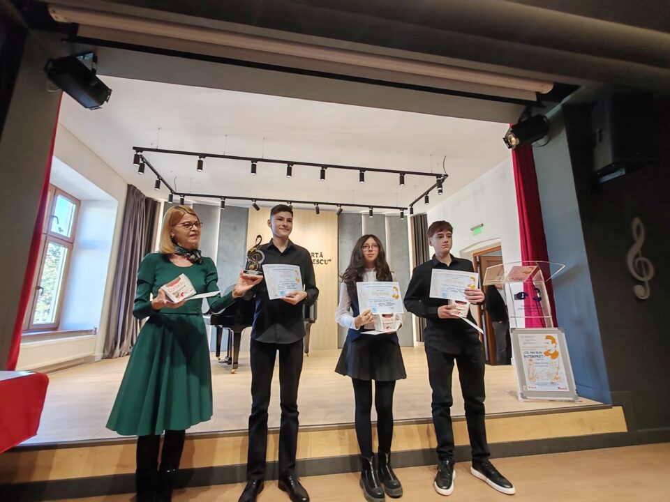 Matei George Bejinariu, clarinet, este câștigătorul concursului ”Cel mai bun interpret”