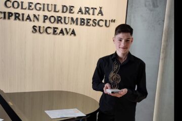 Matei George Bejinariu, clarinet, este câștigătorul concursului ”Cel mai bun interpret”