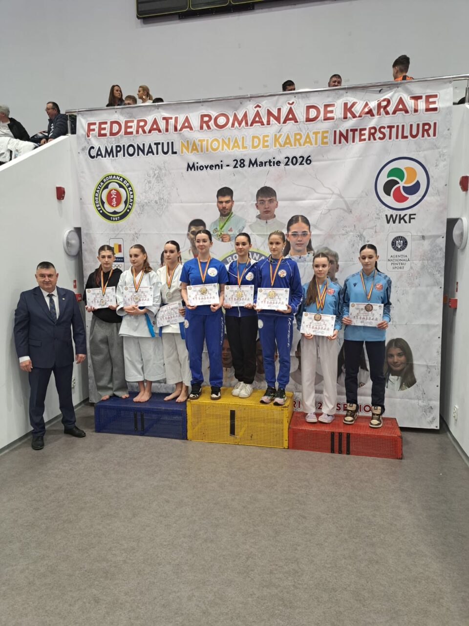 Rezultate meritorii pentru sportivii antrenați de sensei Ovidiu Sfetcu la Campionatul Național de Karate Interstiluri
