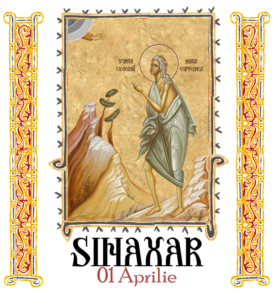 Sinaxar 1 aprilie 2026 Sinaxar 1 aprilie 2026