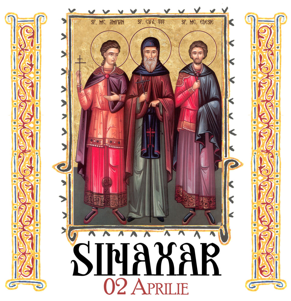 Sinaxar 2 aprilie 2026