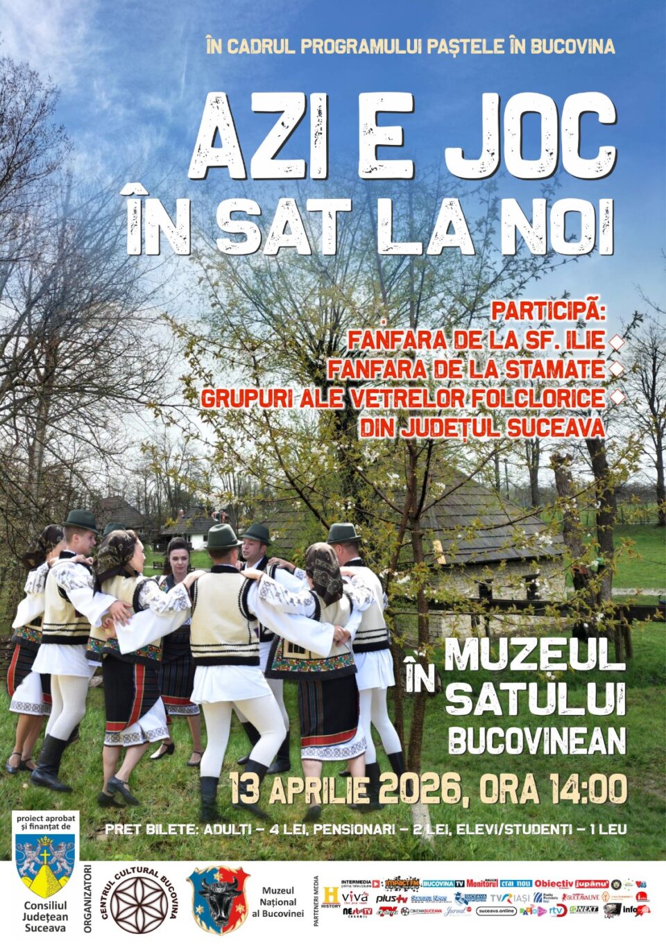 „Azi e joc în sat la noi”, în Muzeul Satului Bucovinean