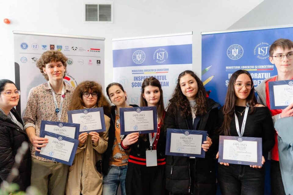 Elevi de la Liceul Filadelfia și de la colegiile „Hurmuzachi” și „Petru Rareș”, laureați cu Premiul I la Olimpiada Națională de Limba Germană Modernă