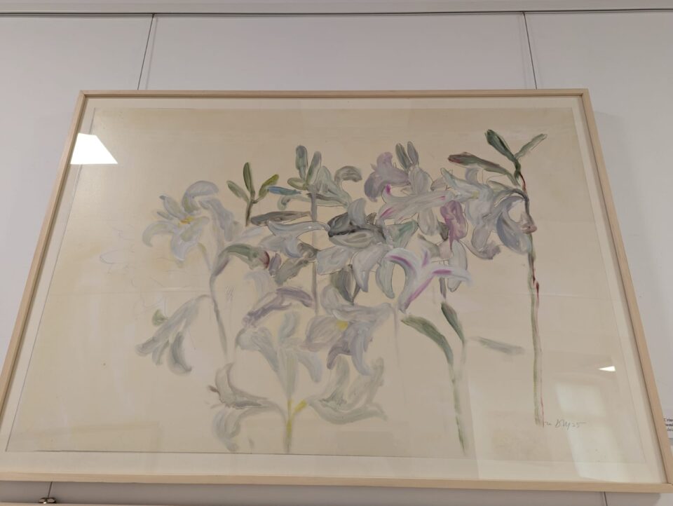 Puritatea crinului din lucrările semnate de artista Doina Mihăilescu trebuie să ne îndemne la meditație