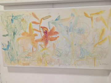 Puritatea crinului din lucrările semnate de artista Doina Mihăilescu trebuie să ne îndemne la meditație