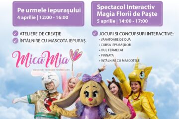 Două zile pline de culoare, joc și surprize de Paște pentru copii, la Shopping City Suceava