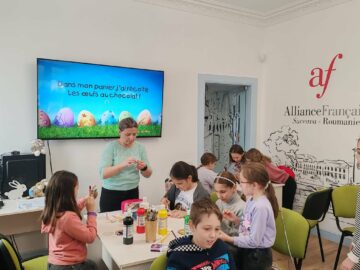 Atelier creativ și interactiv de Paște pentru copii, la sediul Alianţei Franceze din Suceava