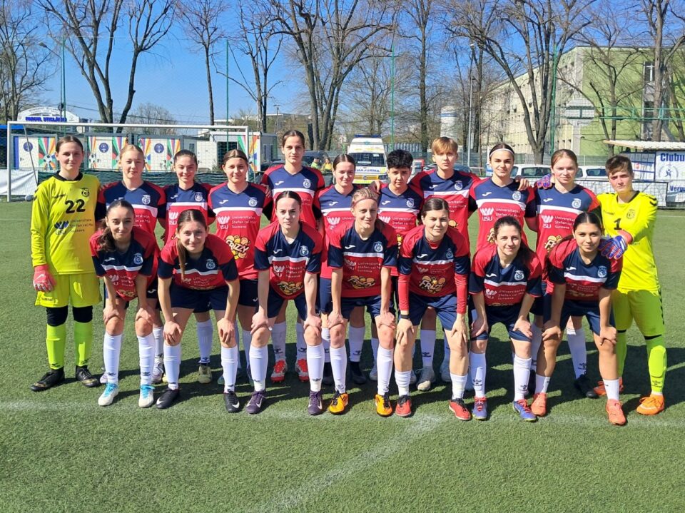 Fotbalistele de la CSU Suceava defilează în Liga a III-a