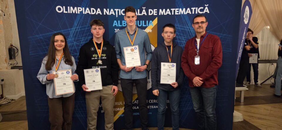 Olimpiada Națională de Matematică: Șase medalii și două mențiuni de onoare pentru elevii suceveni