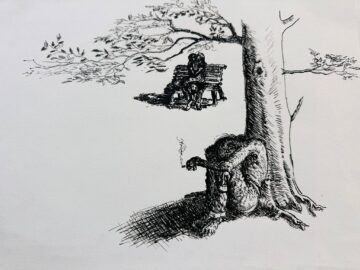 Darius Adrian Ursulean, tânăr artist autodidact, la primul său vernisaj