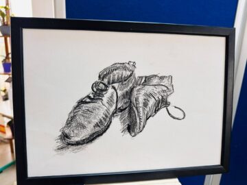 Darius Adrian Ursulean, tânăr artist autodidact, la primul său vernisaj