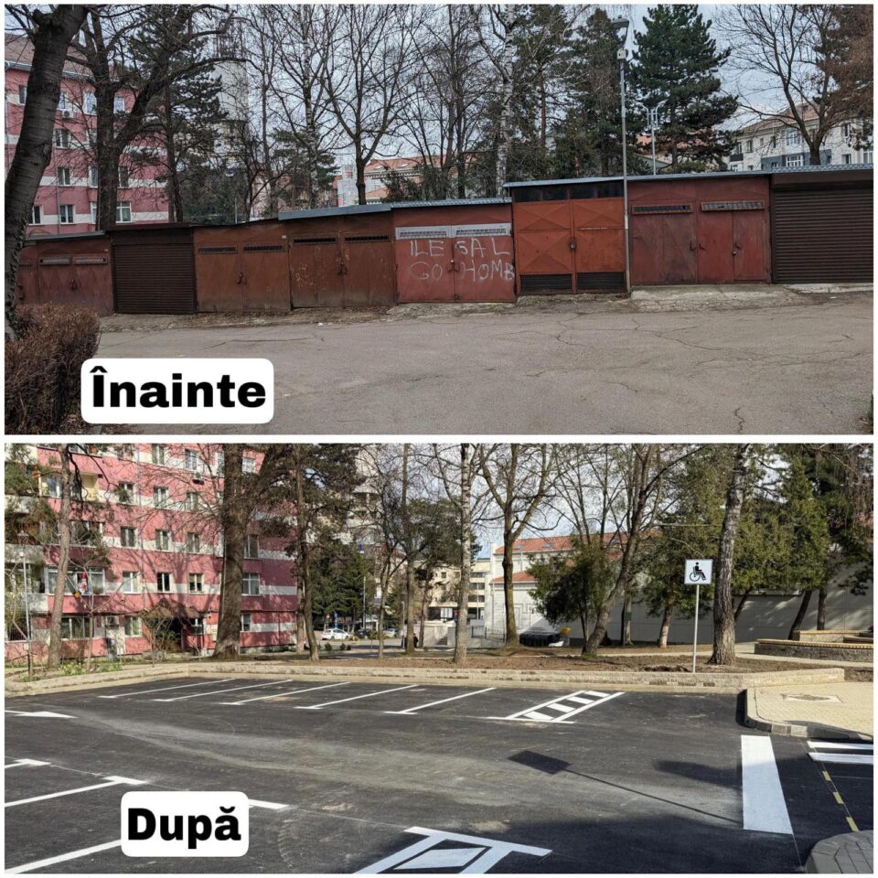 Amenajarea scuarului de lângă fostul restaurant Național din municipiul Suceava a fost finalizată