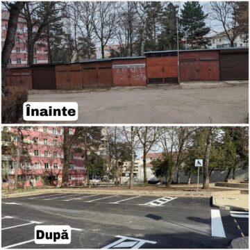 Amenajarea scuarului de lângă fostul restaurant Național din municipiul Suceava a fost finalizată