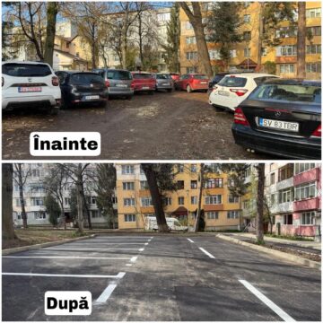 Amenajarea scuarului de lângă fostul restaurant Național din municipiul Suceava a fost finalizată