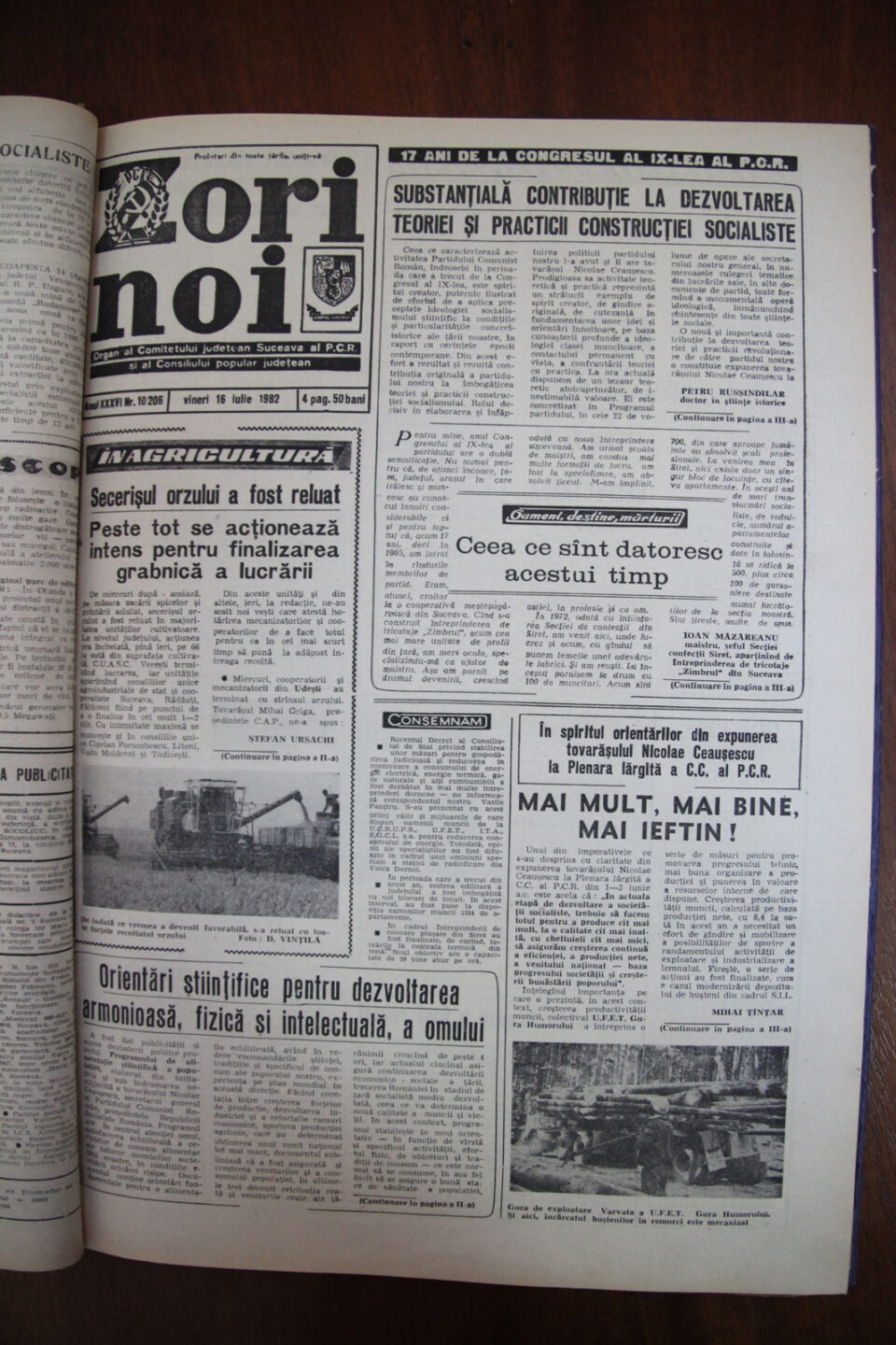 Recoltatul orzului, un eveniment vital