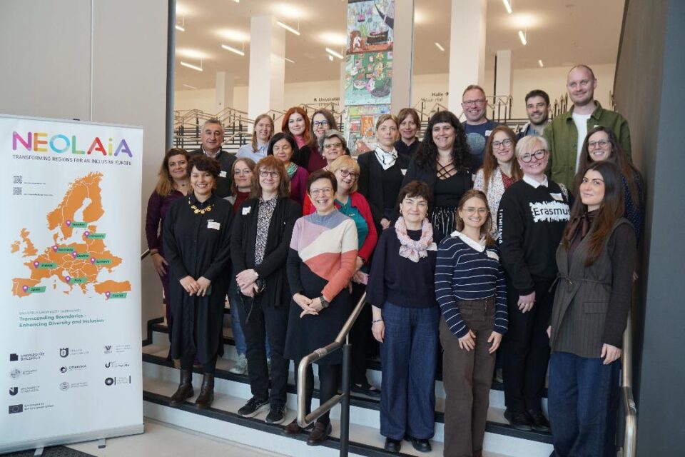 Reprezentanți ai universităților din alianța NEOLAiA, în cadrul întâlnirii de la Biefeld