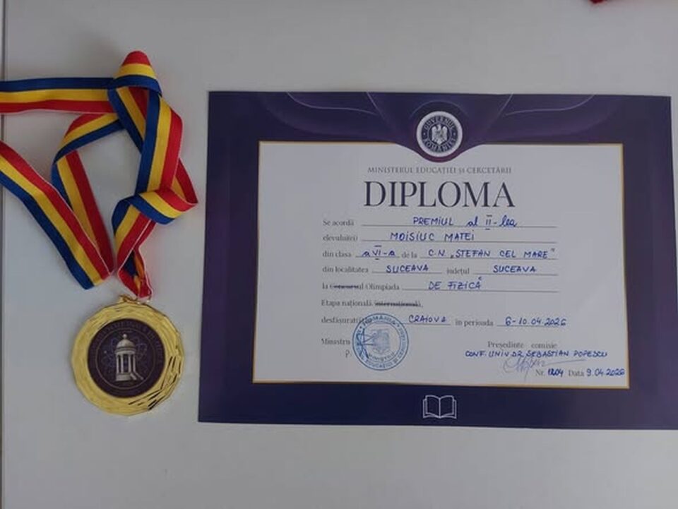 Elevii suceveni s-au întors cu premii și medalii de la Naționala de Fizică, de la Craiova