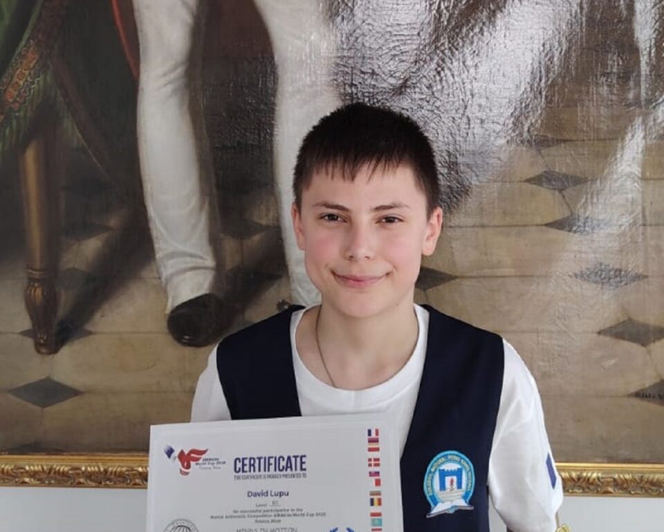 David Lupu, elev la CN „Petru Rareșˮ, locul II la Olimpiada Mondială de Matematică Mentală de la Nisa
