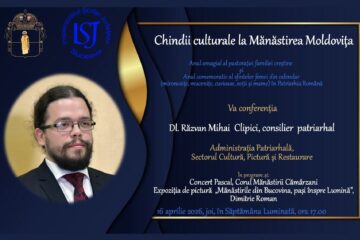 O nouă „Chindie culturală” la Mănăstirea Moldovița. Conferință, concert pascal și expoziție