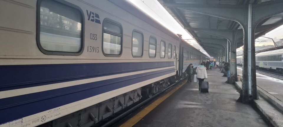 Vagon ucrainean care traziteaza România, pe ruta Kiev - București