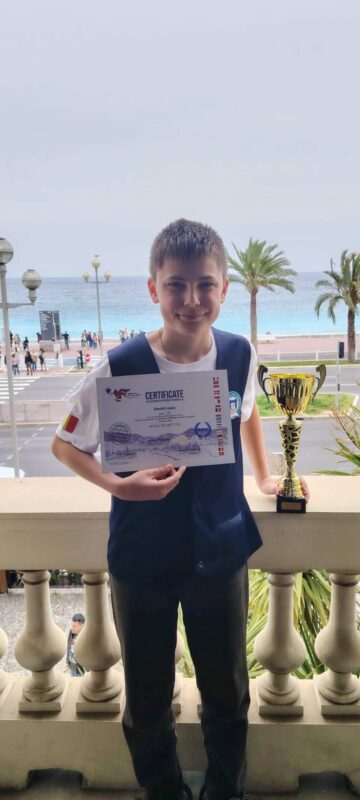 David Lupu, elev la CN „Petru Rareșˮ, locul II la Olimpiada Mondială de Matematică Mentală de la Nisa