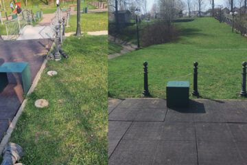 La aniversarea Parcului Tătărași, vandalii distrug, primăria curăță La aniversarea Parcului Tătărași, vandalii distrug, primăria curăță