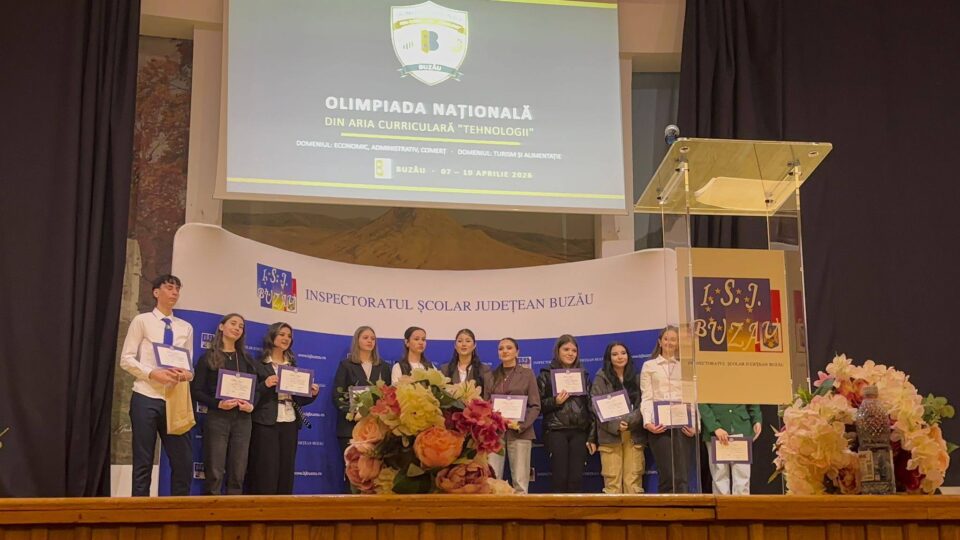 Premii pentru învățământul tehnologic sucevean la Olimpiada din aria curriculară „Tehnologii”