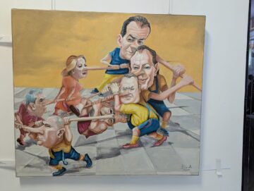 „Pictura satirică”, de Ovidiu Ambrozie Bortă – BOA, o perspectivă artistică originală, în care ironia și expresivitatea vizuală se îmbină într-un demers creativ deosebit