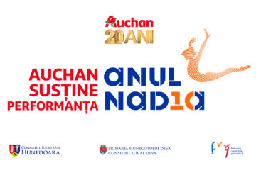 Auchan România susține cu mândrie Gala „Nadia 10 – Perfecțiunea inspiră” de la Deva, un omagiu adus performanței și excelenței în sportul românesc