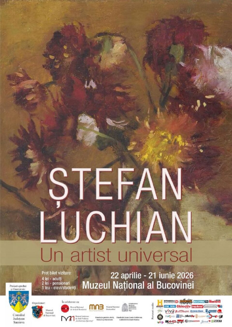 Tablouri semnate de Ștefan Luchian, la Muzeul de Istorie. Prima expoziție de acest gen la Suceava în decurs de 50 de ani