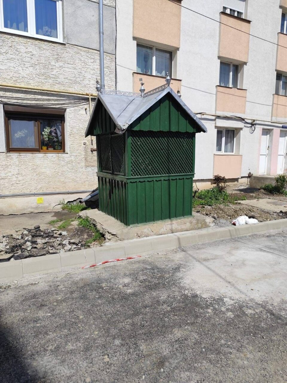 Fantana verde de pe strada Ciresilor - Sursa foto FB Suceava, leagănul sufletului nostru! 